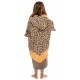 Poncho All-In Kid Leopard Beige