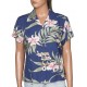 Two Palms Vahine Orchid Blue Women’s Hawaiian Shirt