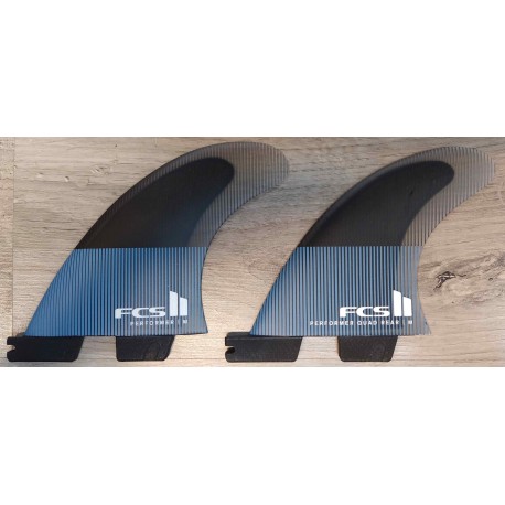 Ailerons FCSII Performer PC Medium Tranquil Blue Quad Fins