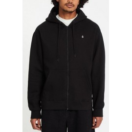 VOLCOM Single Stone Zip Black Men's Sweatshirt