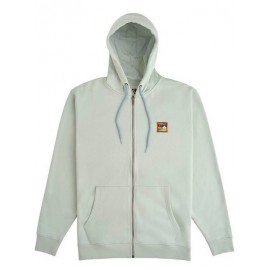 VISSLA Men's Mix Patch Zip Sweatshirt with Silver