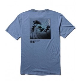 Men's T-Shirt VISSLA Planet Positive Comp Lite Eco Drirelease Harbor Blue heather