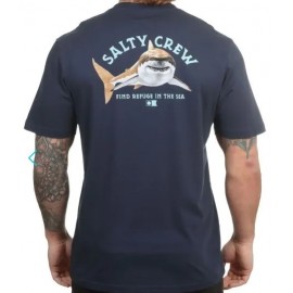 Men's Salty Crew Lurking Navy T-Shirt