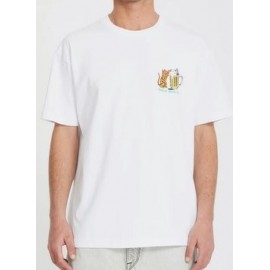 VOLCOM Curious Cat Men's White T-Shirt